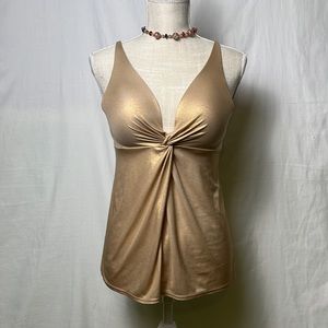Victoria's💕Secret “Very Sexy” Push-Up Tankini Gold .